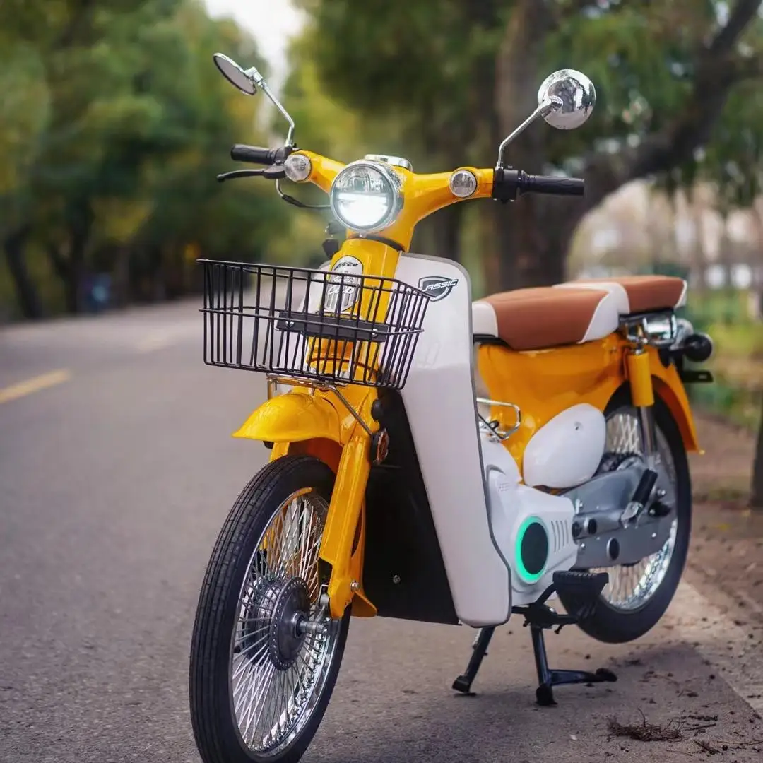 Good Price Adult Chinese Motor Scooters Resistant Cub Bikes Cub Underbone Bikes E Mid Drive Elegant Motorcycles