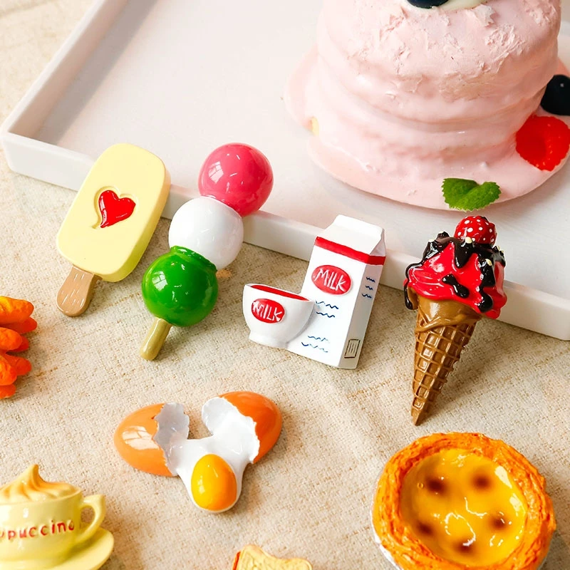 Custom Made Resin Creative 3D Food Fridge Magnets Kitchen Decoration Food Fridge Magnet Perfect for Refrigerator Stickers