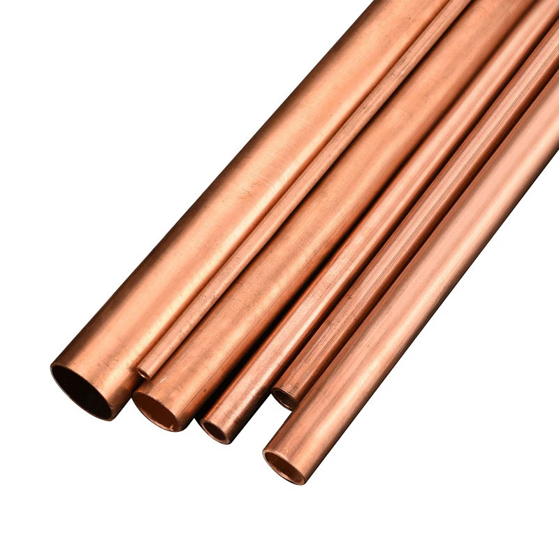 Sale of ASTM B280 Grade Copper Tube/Brass Pipe in C1100/C12200 for Water Heaters Refrigeration Air Conditioners