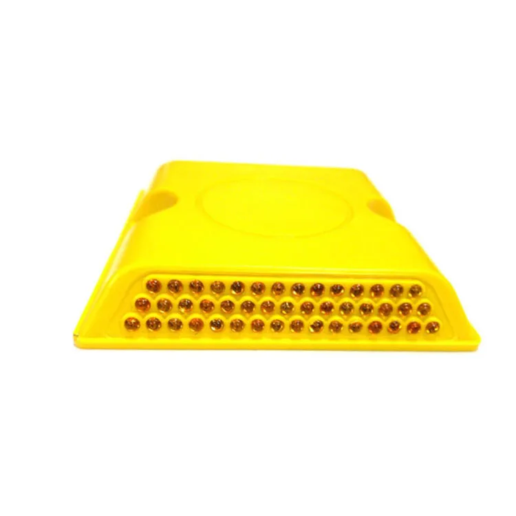 High Load-Bearing White Fiberglass Cat Eye Road Spike Waterproof Reflective Traffic Warning Product High Visibility Cat Eye