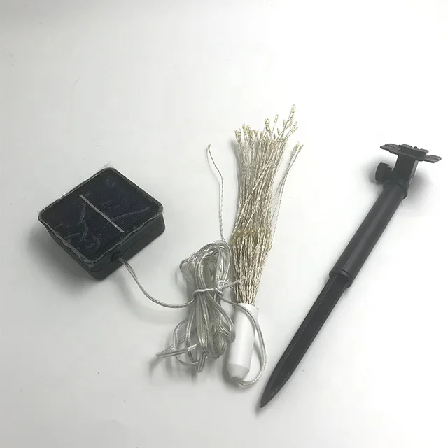 Solar Power diwali Wedding Decoration Christmas Starburst LED Fireworks Tree String Lights