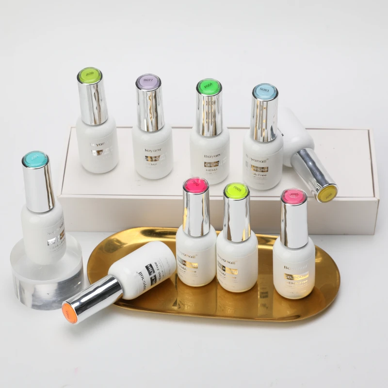 Private label 120 colors gel nail polish kit set with your brand