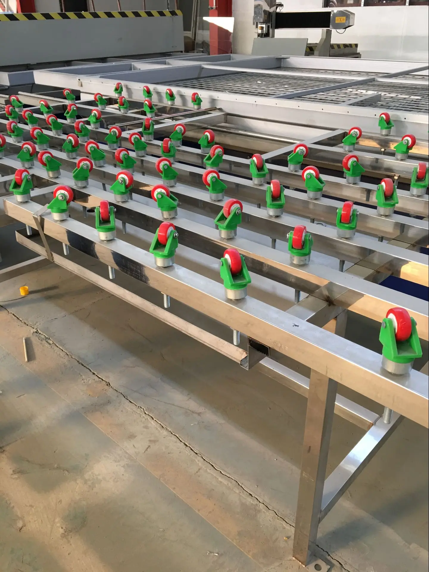 Tempered Insulated Glass 3 Stones Horizontal Glass Straight Line Grinding Table Machine