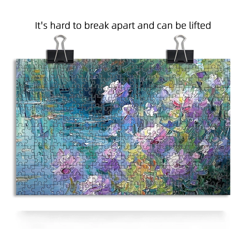 Custom Paper tube puzzle 1000 500  200 100 piece for adults and kids