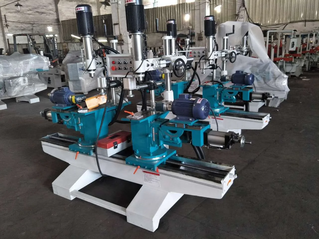 Manufacturer of Wood Boring machine Double Ends Vertical Horizontal Wood Boring Machine for Timber