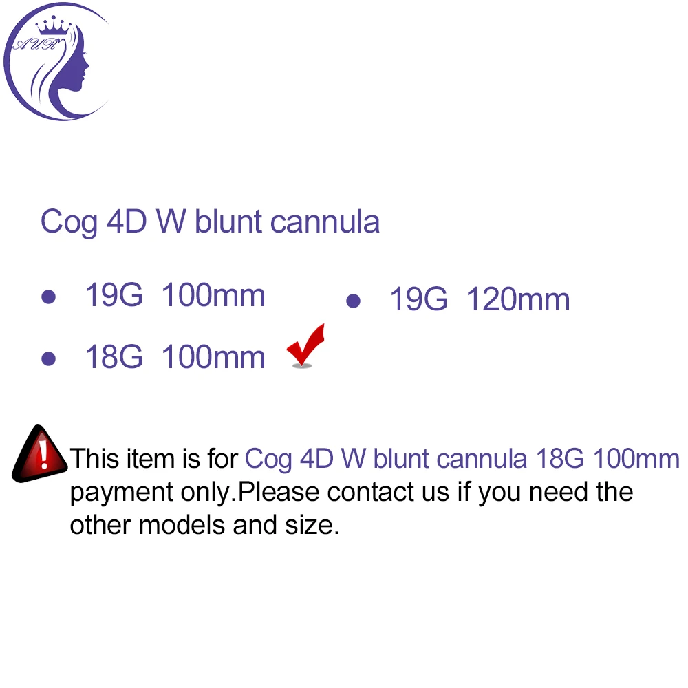 China supplier cog barbed 4d 18g 100mm pdo noble lift with blunt cannula w type long lasting beauty product