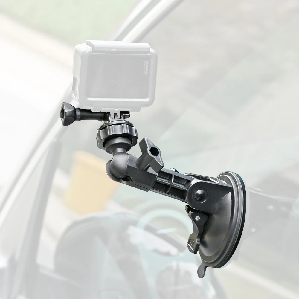 SUREWO GoPro Accessories Powerful Suction Cup Mount Compatible with GoPro Hero 8 7 Black 6/5/4 DJI Osmo Action and More