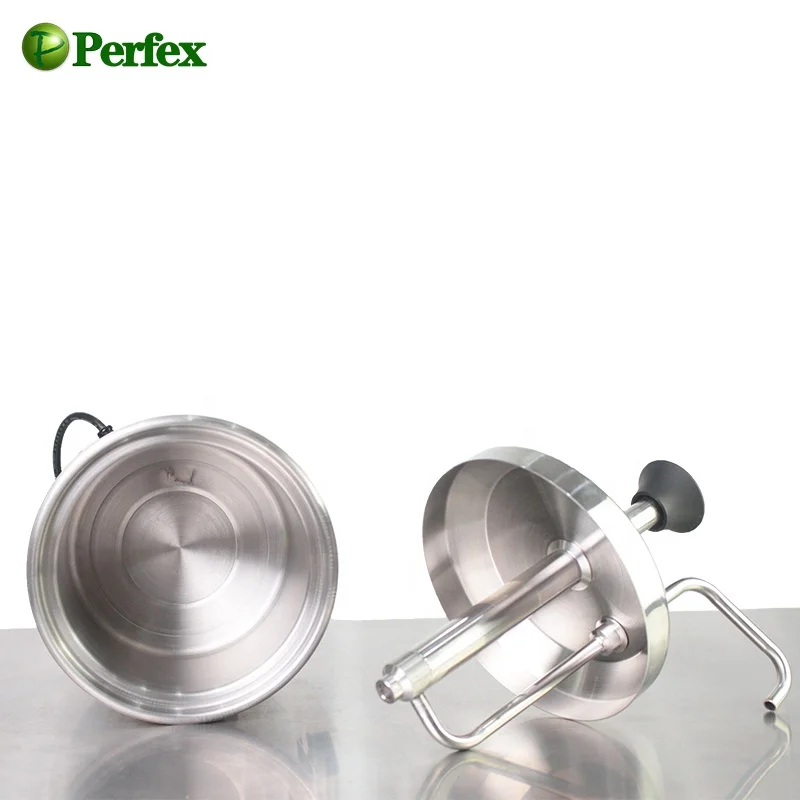 Nacho Cheese Dispenser Warmer Machine 2.3L Hot Chocolate Sauce Food with Stainless Steel Pump PERFEX