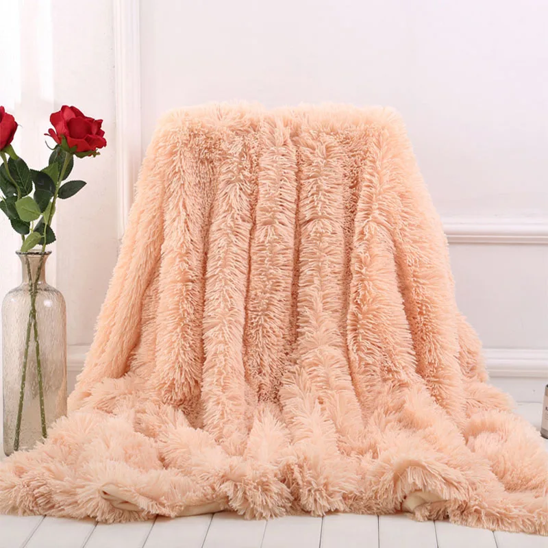 Fluffy Soft Warm Winter Baby Blanket Wholesale Home Travel Hotel Office Cheap Blanket