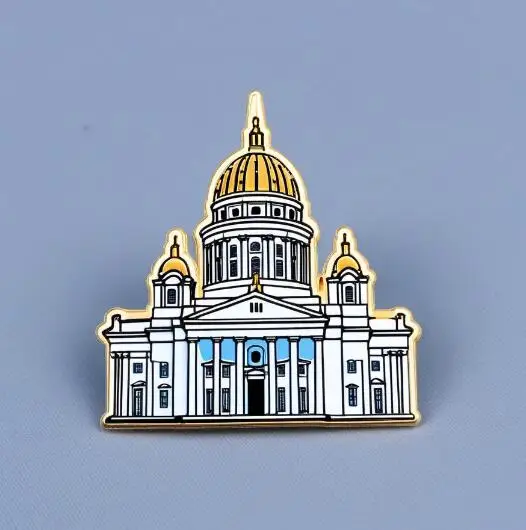 Брошь на лацкан с эмали