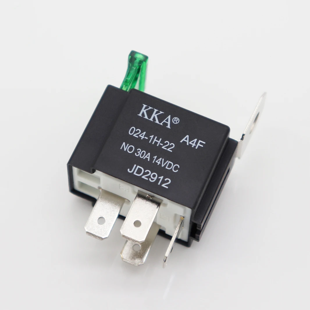 KKA-A4F 30A Automotive Fused Relay 24V 4 pin, with Metal Bracket, JD2912 Car Relay