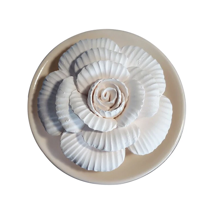 White Porcelain Flower Diffuser with 100ml Ceramic Vase TS-CF013