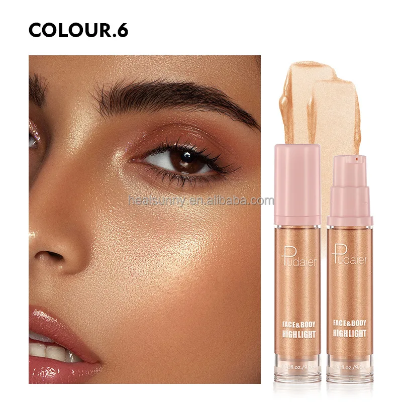Makeup Highlighter Cream Color Shimmer Brow Body Contouring Bronzer Liquid Face Blusher And Highlighter Ink