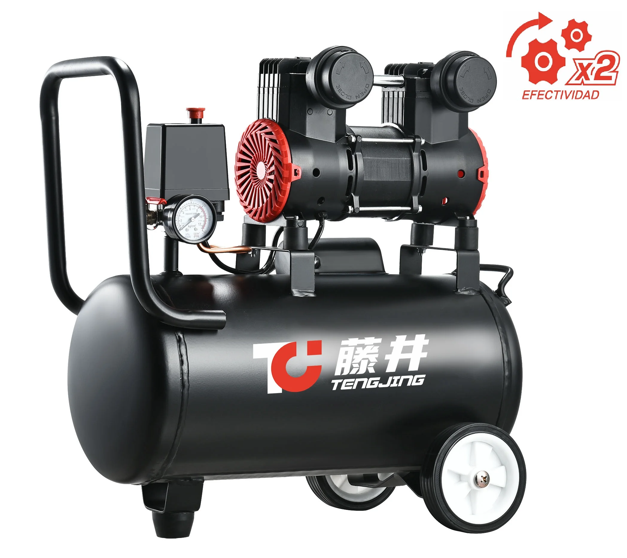 220 voltage air compressor 2800RPM silent air compressor oil free