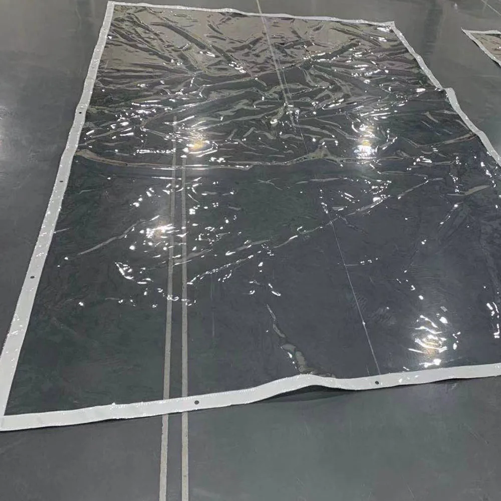 
heavy duty 20mil transparent waterproof fabric 
