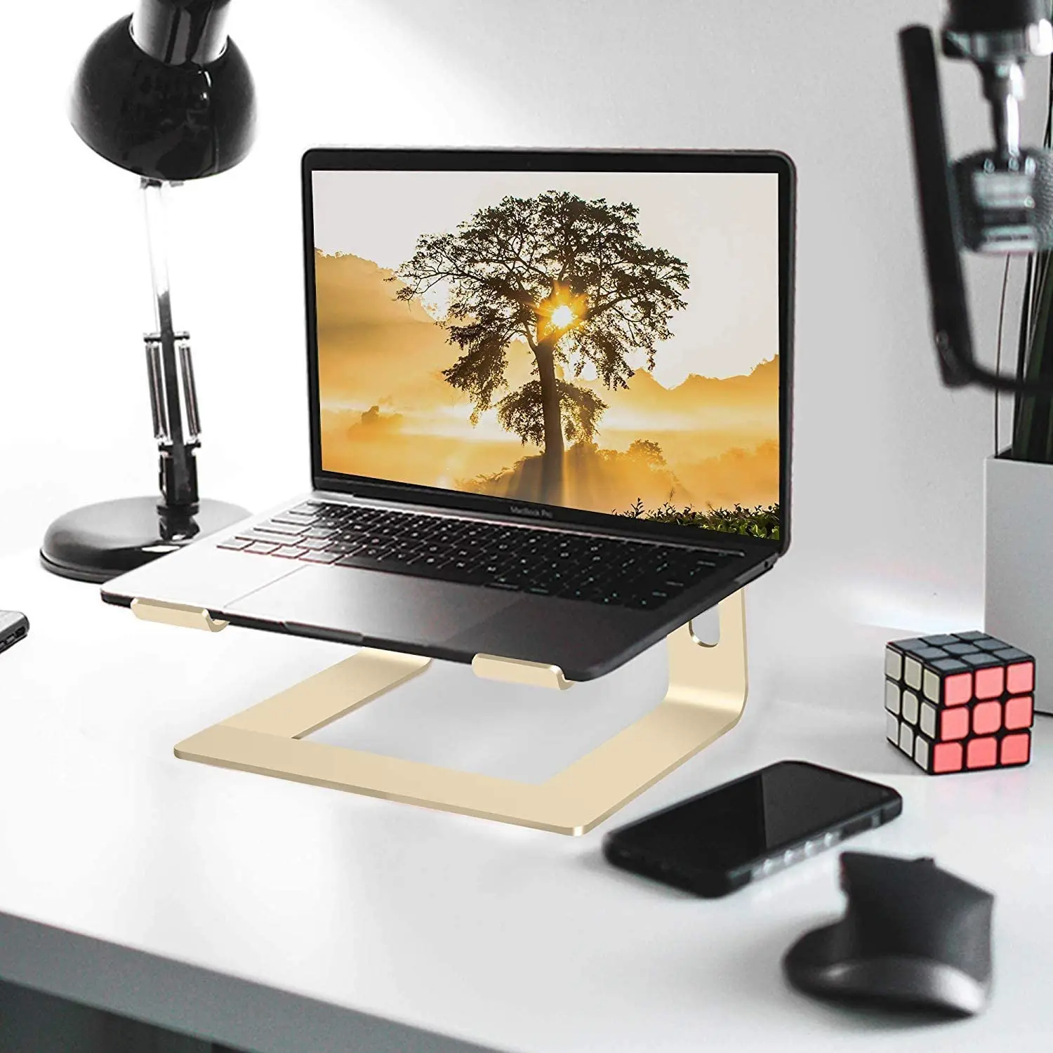 Computer desk laptop stand anti-slip Detachable Laptop Stand Compatible with 10-15.6 In Laptops
