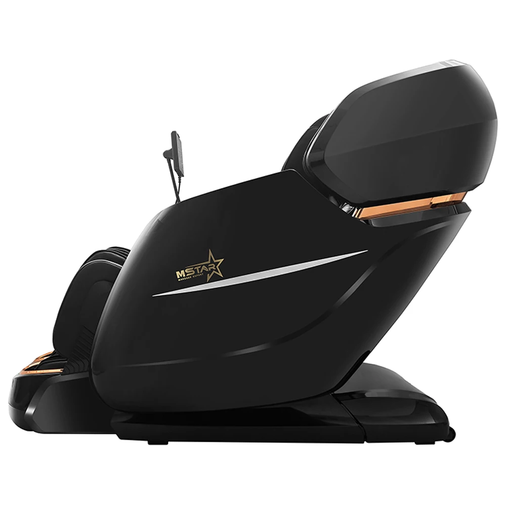 latest electronic body massager 4d sl track salon massage chair zero gravity bed full body