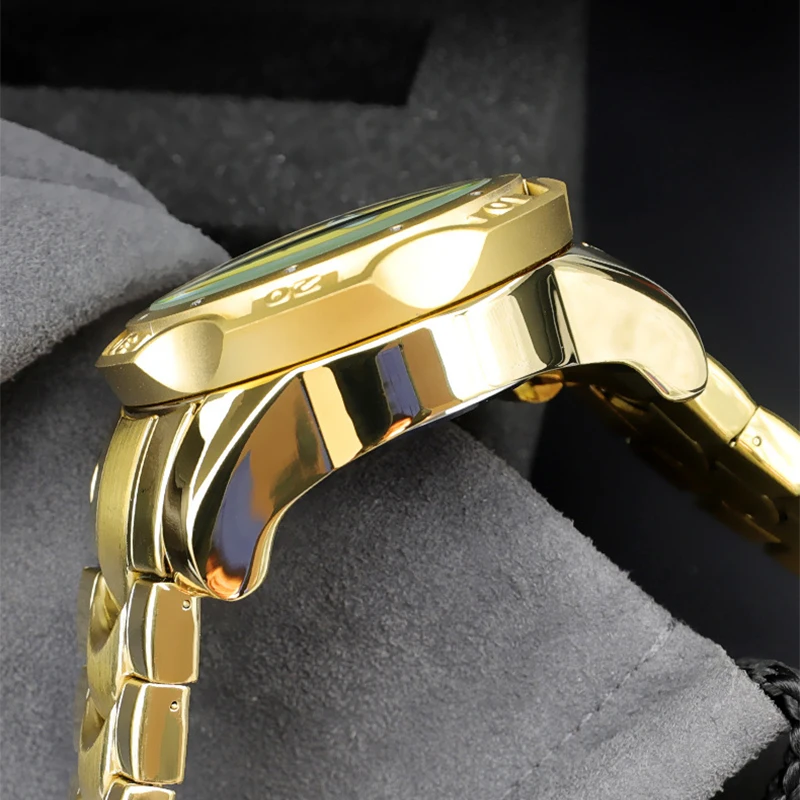 replice+watches big dial IPG coating 18K large Numbers custom watches men replice USA brand luxury men watches