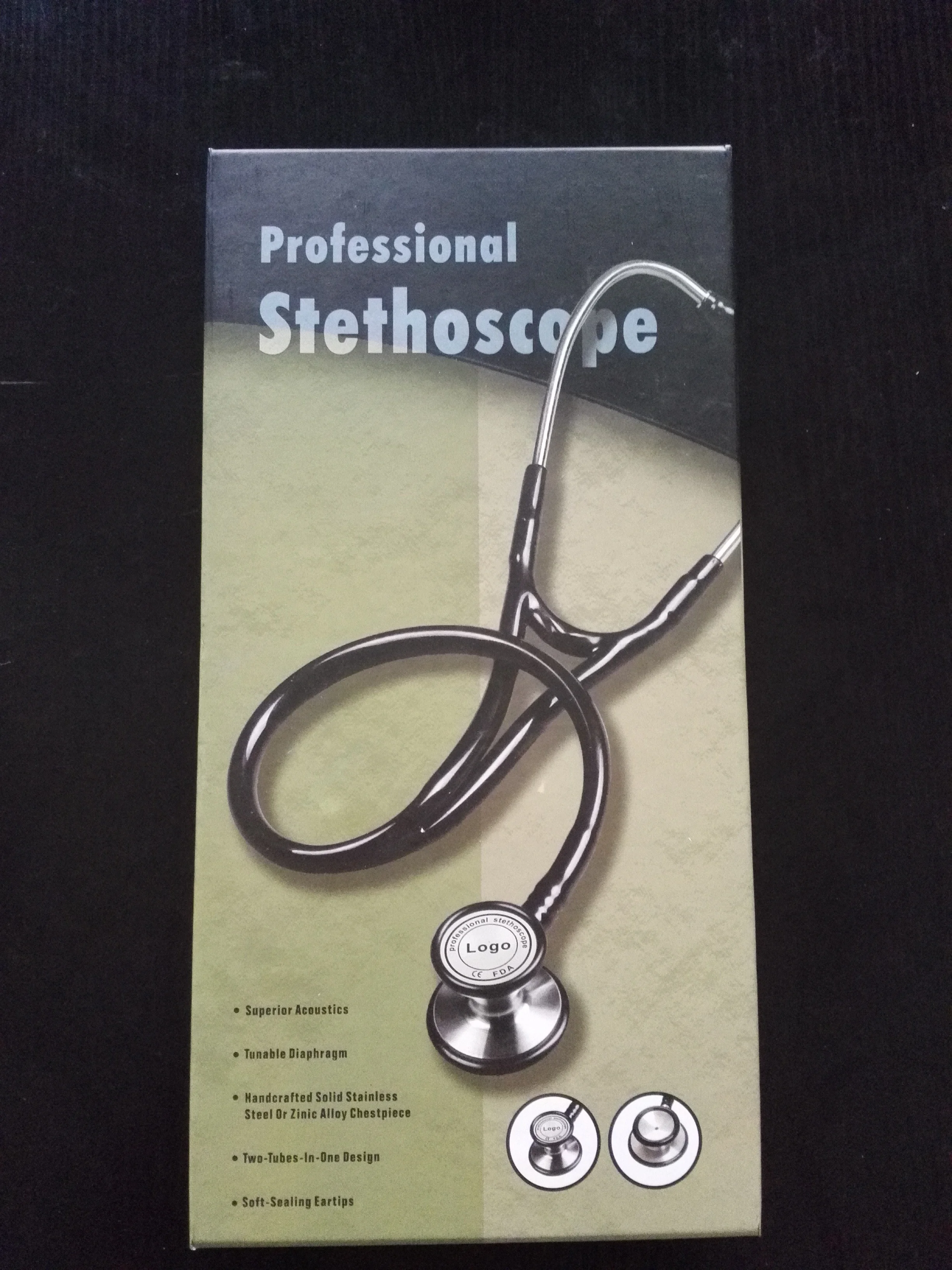 CE approved stethoscopes double tube teaching clinical use best price electronic case stethoscop estetoscopio medical equipment