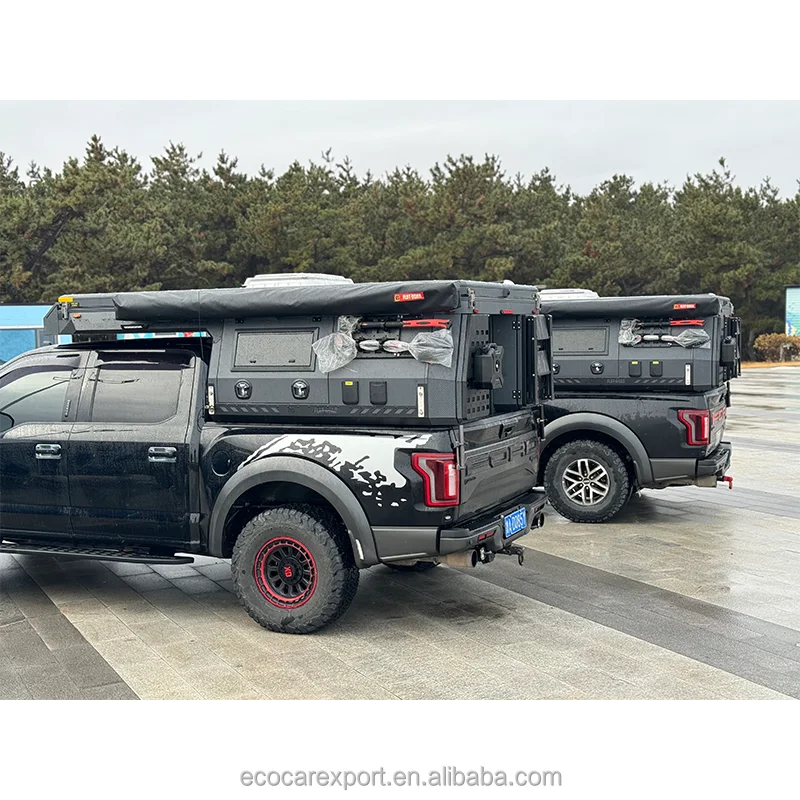 High performance pickup camper Truck Camper Factory Direct Sales touring caravan on sale travel trailers Truck Pickup Caravan