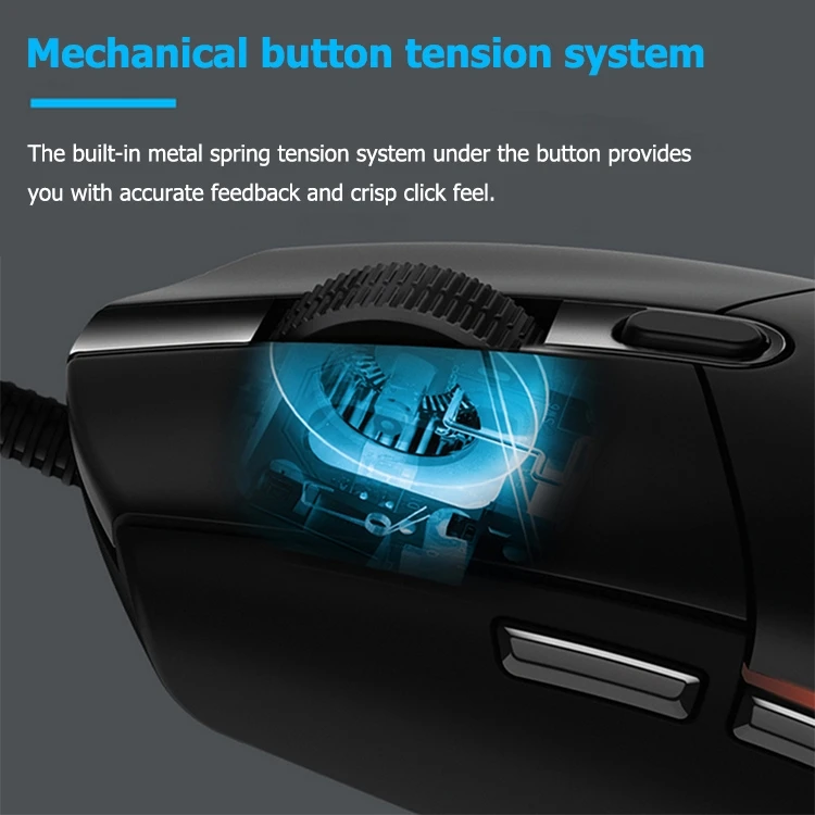 Original Logitech G102 LIGHTSYNC 8000 DPI 6 Buttons RGB Backlight USB Wired Optical Gaming Mouse