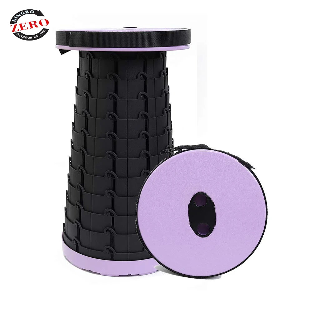 
Round Plastic Folding Bar Walking Stick Kid Step Camping Toilet Chair Adjustable Ottoman Modern outdoor Paper Telescopic Stool 