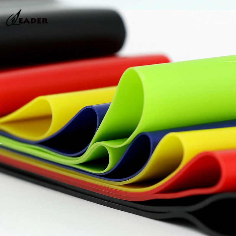 Various Color Fitness Natural Latex Yoga Elastic Stretch Custom TPE Latex Resistance Bands Exercise Band