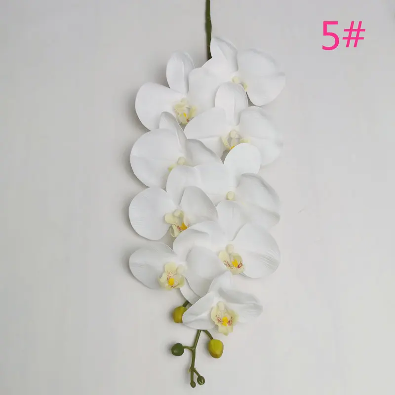 high quality artificial real touch silicone orchid