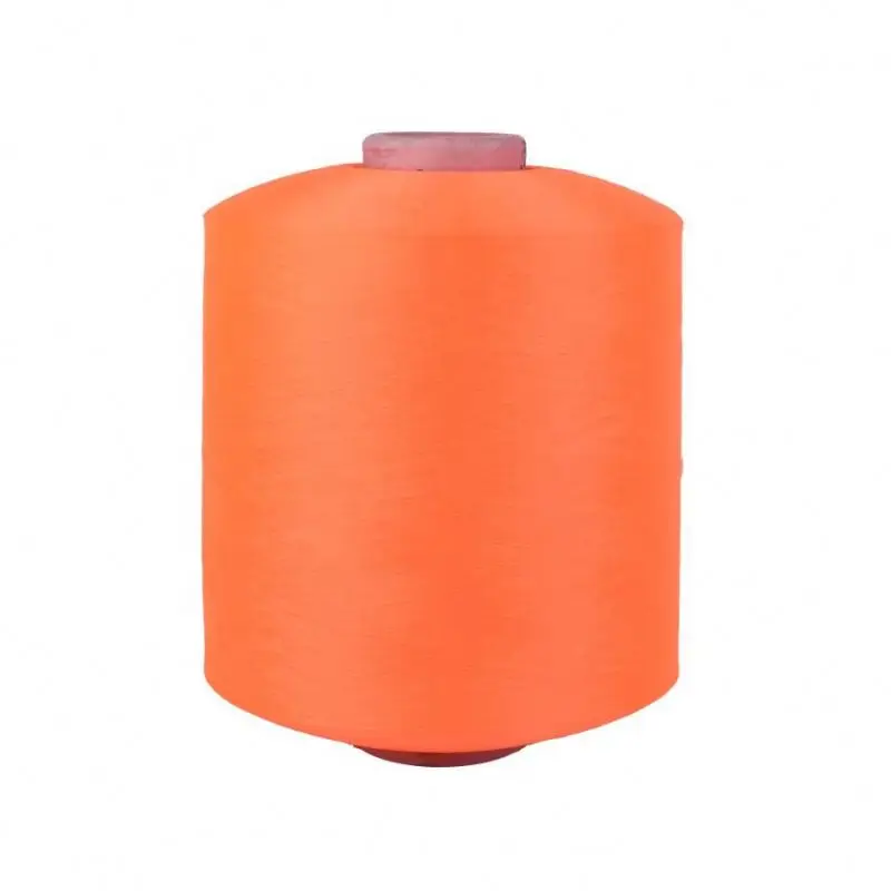 
150/48 bright polyester dope dyed dty yarn polyester yarn dty customized factory logo 