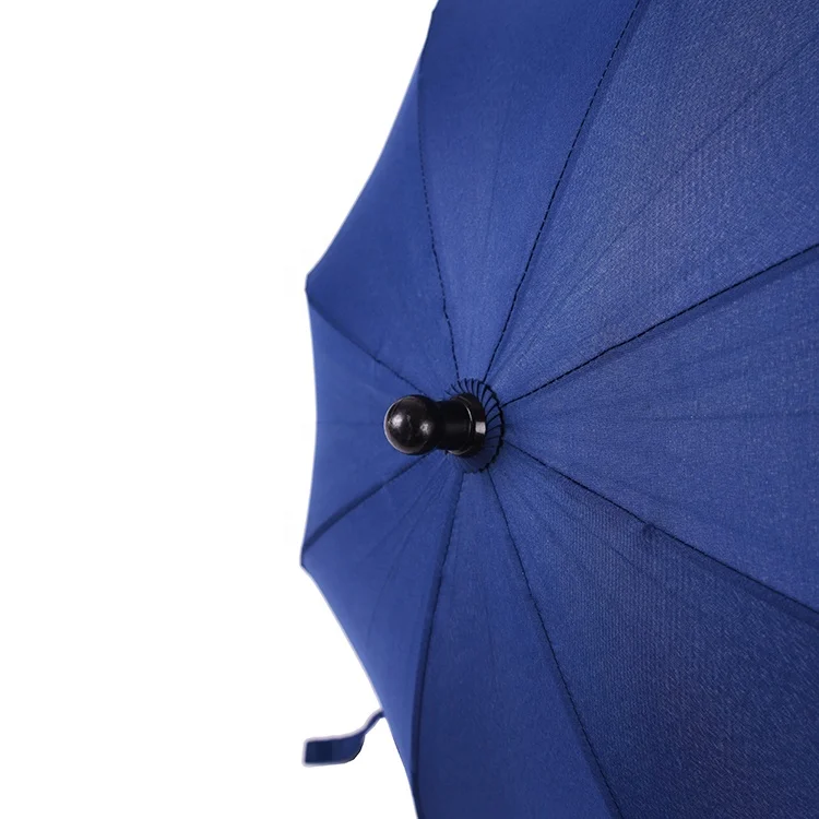 Factory wholesale steel sunshade mini blue portable clamp baby pram stroller buggy umbrella