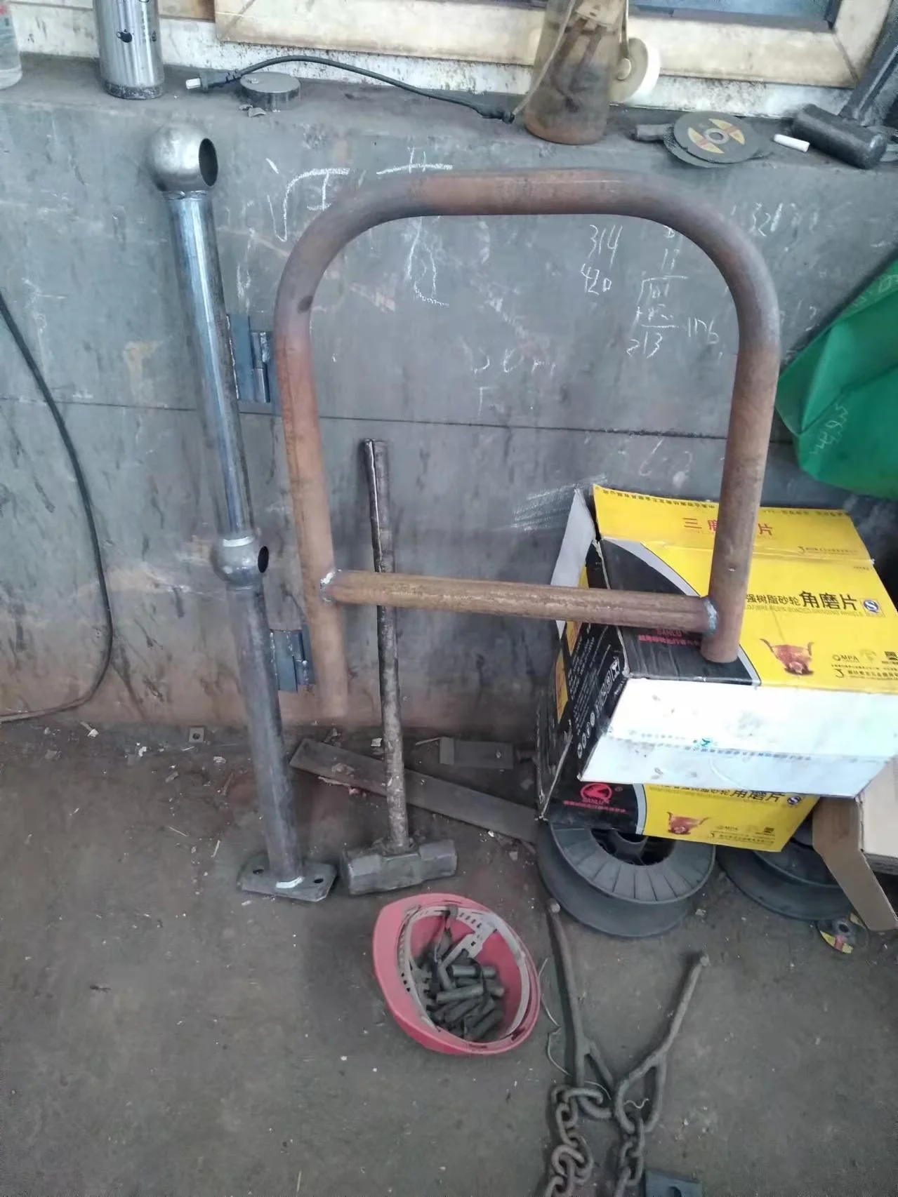 Building materials metal stair pipe handrail welding for Boats splints Bridges for Outdoor