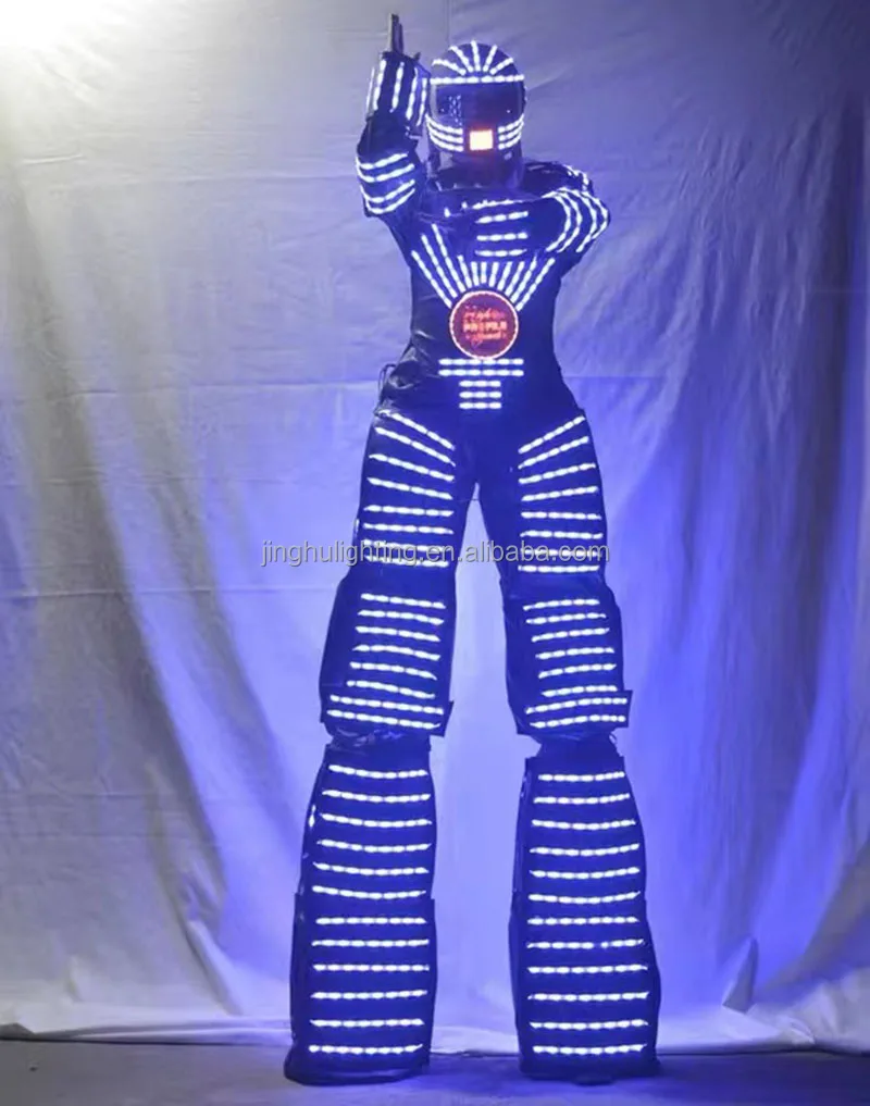 LED Stilts Walker Battery Robot Costume Hot Sale Clothing for TV Show/Event Party