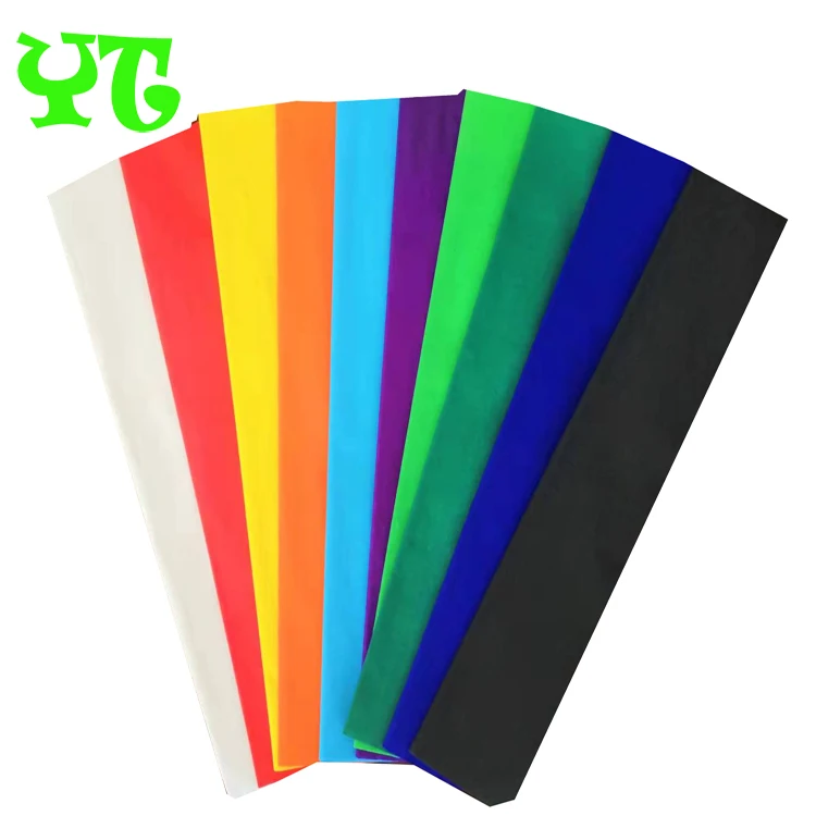 High Quality Control Colored Sterilization Kraft Exam Handwork Originality Table Crepe Paper Roll