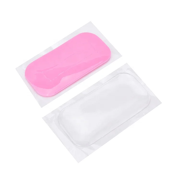 Wholesale Hot Selling Training Mannequin silicone pad Practice Make Up Model Eyelash Extensions Forehead Pads