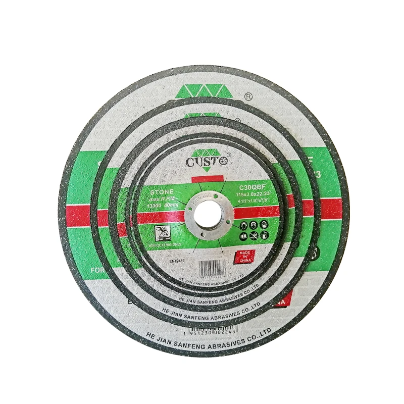 Пользовательский OEM ODM доступный абразивный шлифовальный круг полировальный круг режущий диск для шлифовальных объектов
