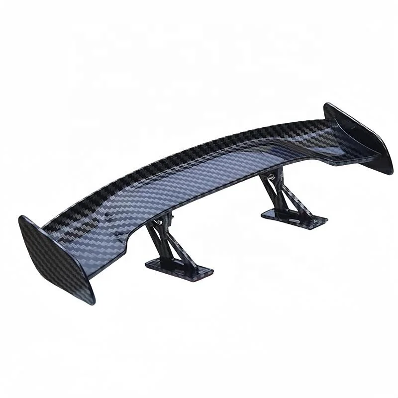 Universal Carbon Fiber ABS Look Car Spoilers Modified Car Spoiler Wing Auto Styling Decoration Mini Car Tail Rear Spoiler
