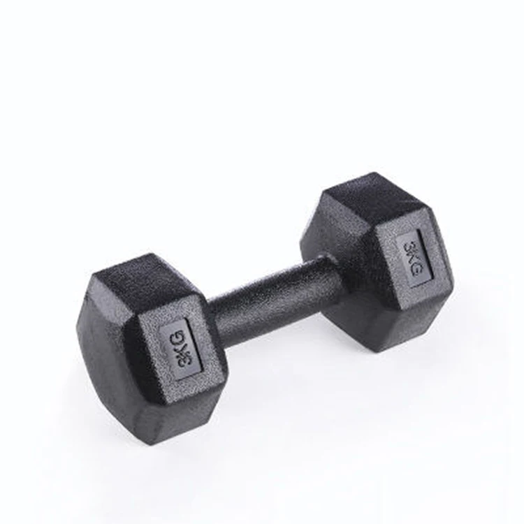 TOPTONS OEM Factory Wholesale Eco-friendly Hex Dumbbell cement cast iron Dumbbell Set