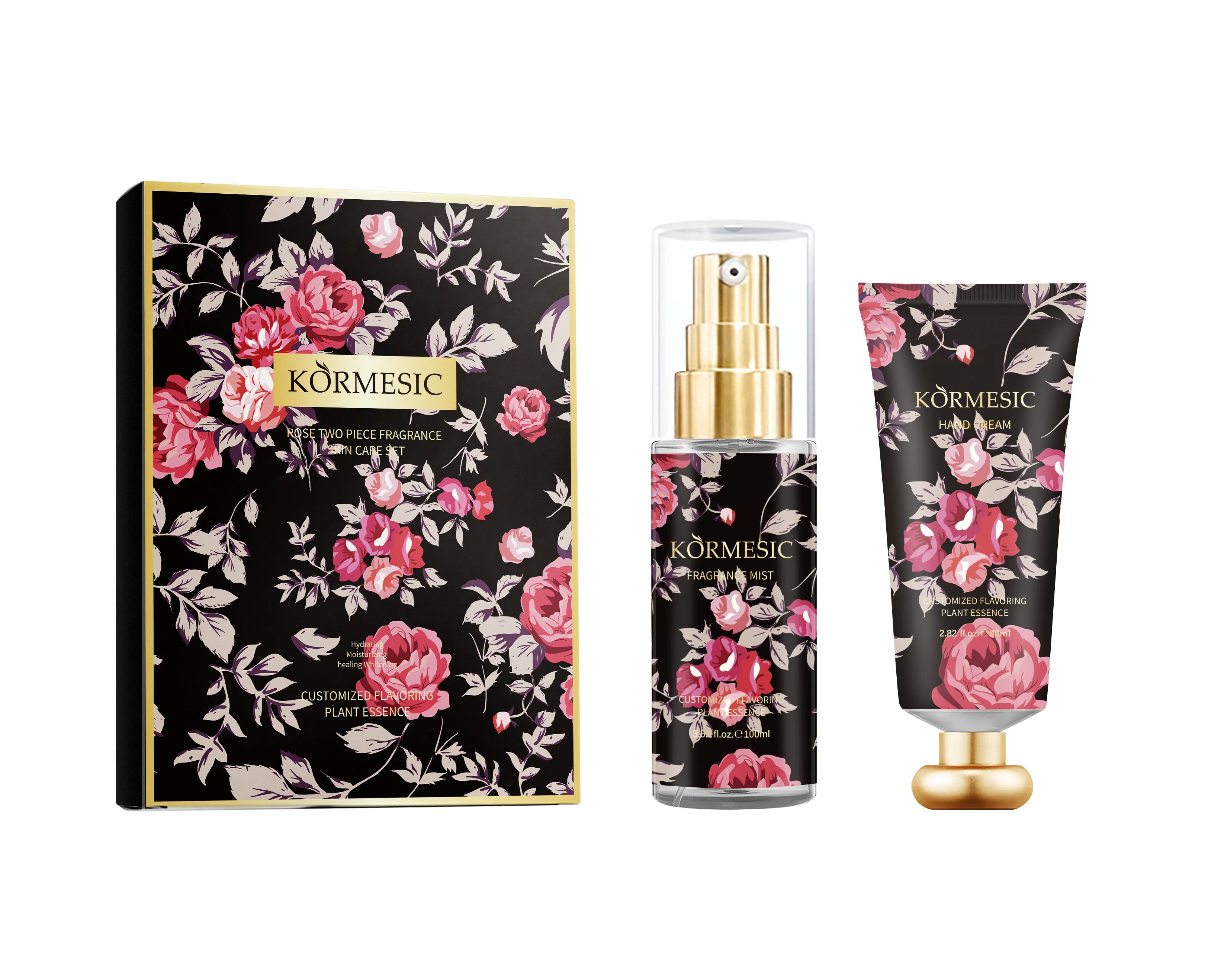OEM KORMESIC Wholesale Body Mist Fragrance skin care perfume body spray and lotion sets