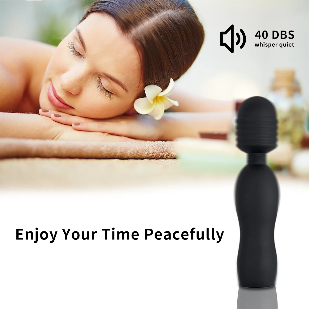 10 speed silicone waterproof rechargeable personal female av mini small magic handheld wand massager vibrador sex toy for women