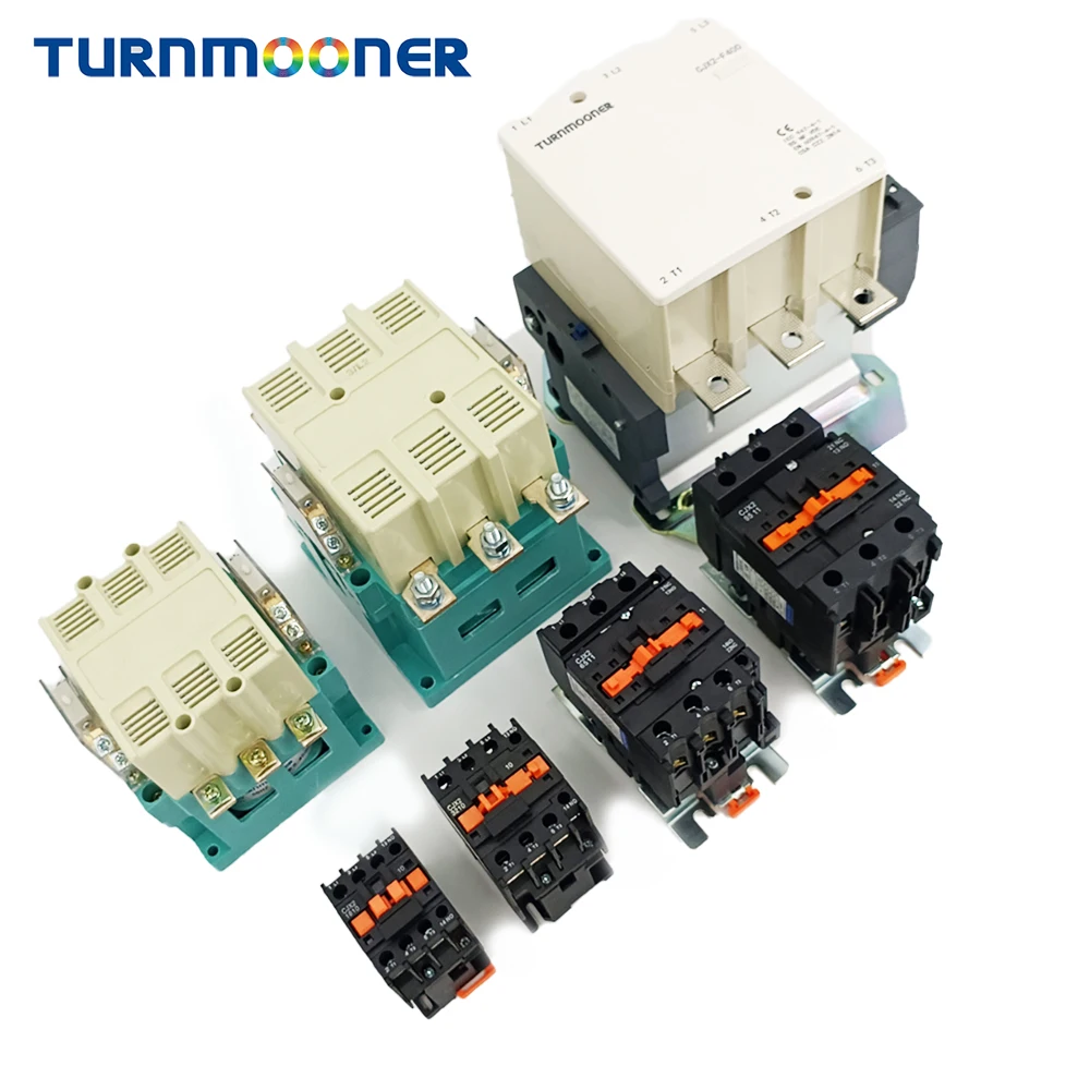 turnmooner LC1D/CJX2-18 ac magnetic contactor 3 phase 220v/380v coil magnetic 3 pole magnetic contactor