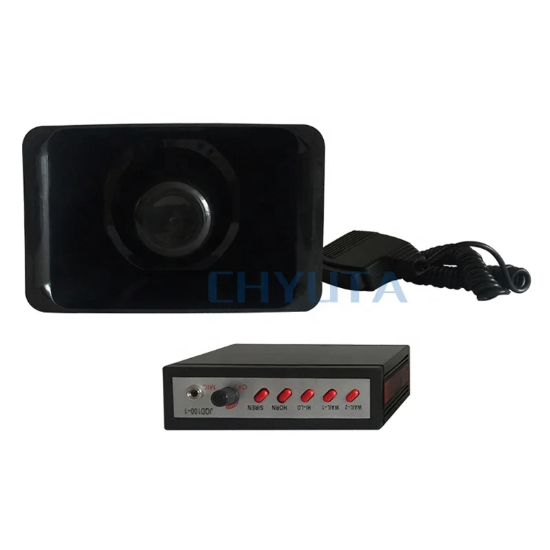 police siren speaker series police electronic sirens wireless car 100w horn police with siren speakers