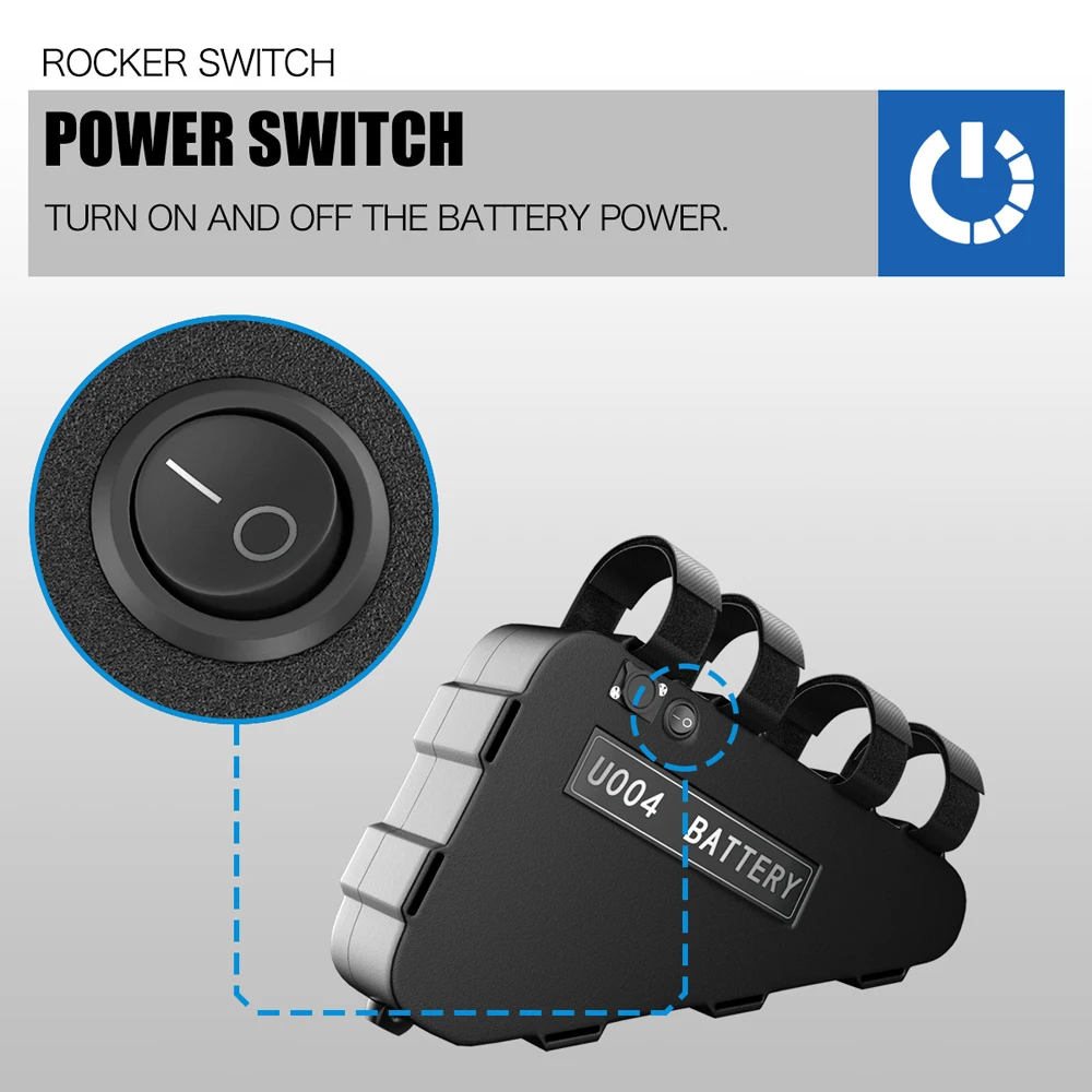 Electric Bike U004 72v 15ah Lithium Ion Triangle Battery Pack for Ebike