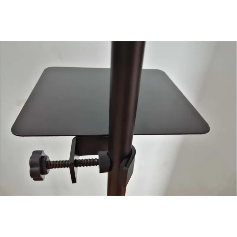 Microphone Stand Tray Mount Clamp on Rod Holders, Microphone Stand Desk for Music Sheet, Live Streaming, Recording