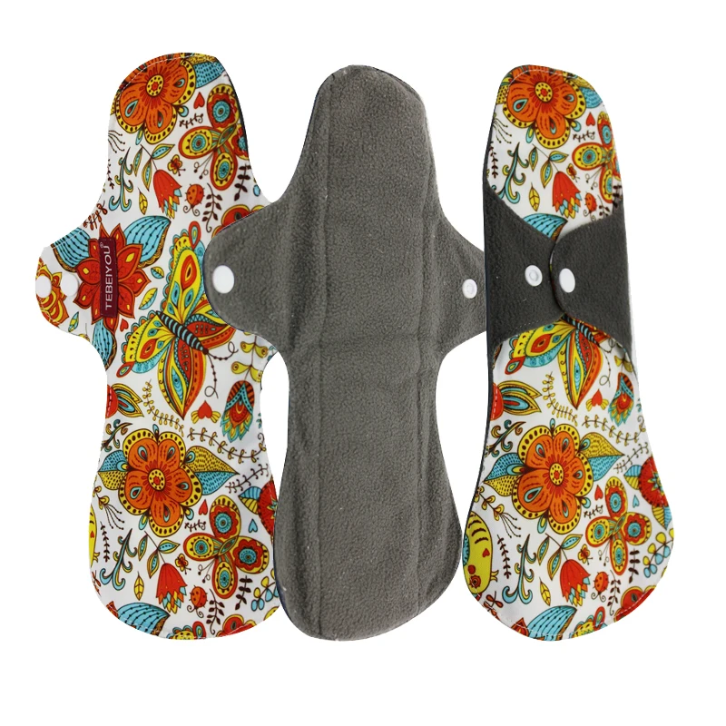 
Reusable Night Use Sanitary Towels Washable Mama Cloth Menstrual Pads 