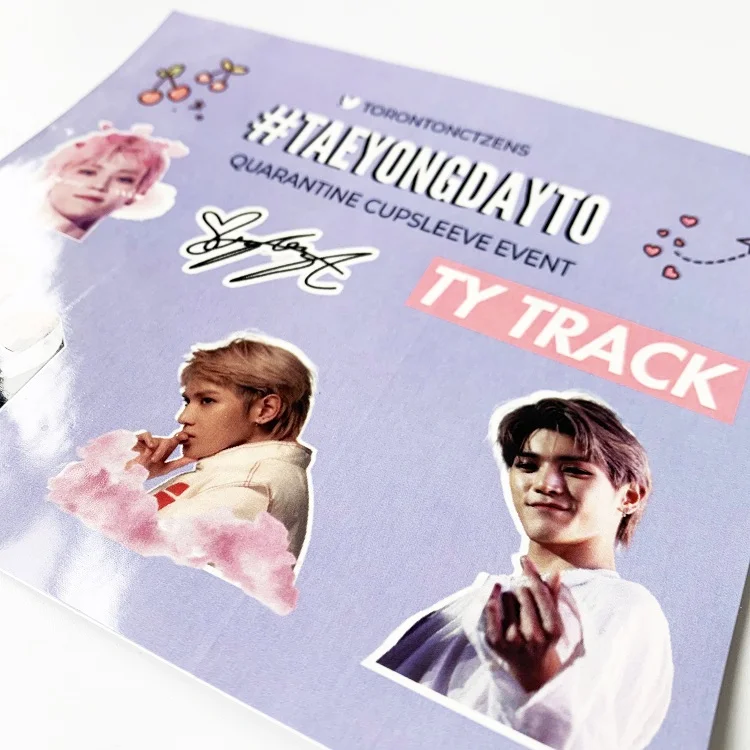 Оптовая продажа, наклейки Bt21 Bangtan Boys в виде динамита, декоративные водонепроницаемые наклейки для ноутбука из ПВХ с маслом Kpop для взрослых