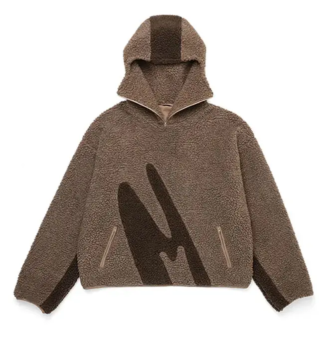 New Fashion Style Custom Ninja Hoodie Ultra Soft Warm Winter Sherpa Hoodie Men Sherpa Fleece Ho