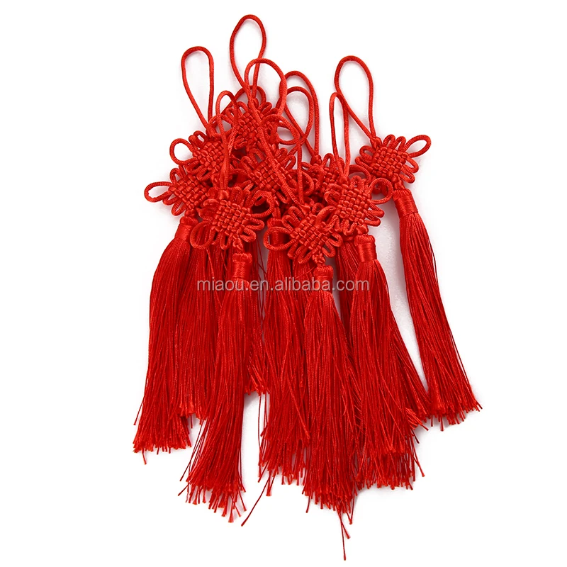 
Wholesale small Chinese knot hanging bookmarking tassel 