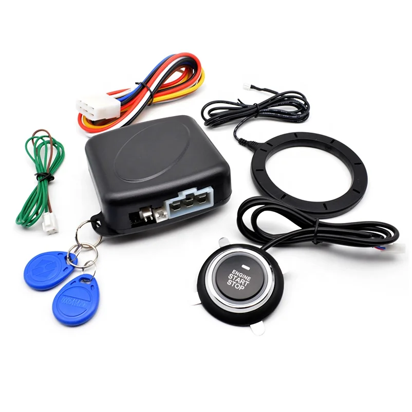 Push Button Start Stop Engine RFID Chip system With Smart Key  Anti-theft service system
