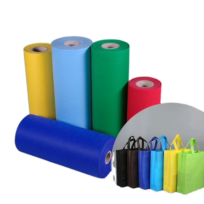 Non Woven Bags Raw Material Fabric Roll PP Spunbonded Non Woven Fabric Material non woven fabric for bag