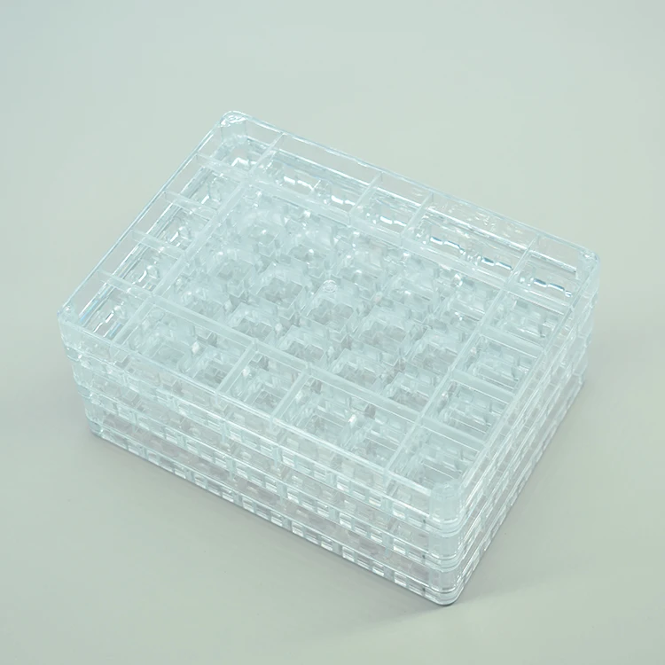 Premiunm  acrylic serving tray fit 35pcs customized transparent  GATERON keyboard switch tester